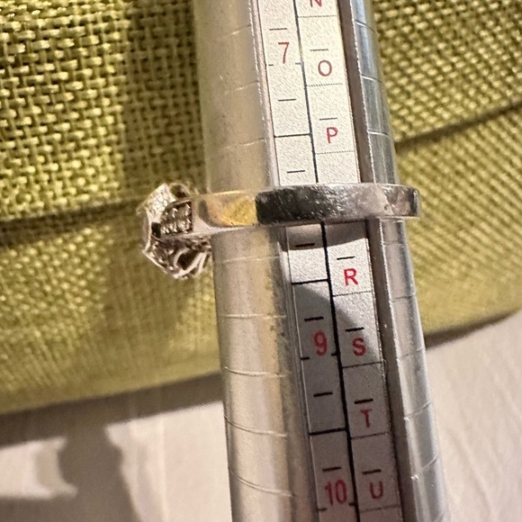 Verragio RING Sterling 925 Silver CZ 1.25carat Engagement wedding Sz 8 5493 P - Picture 3 of 14